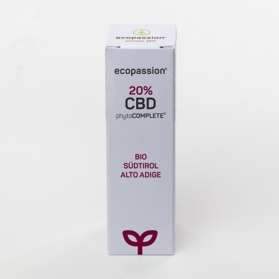 ecopassion® CBD phytoCOMPLETE© 20% ecopassion® CBD phytoCOMPLETE© 20%