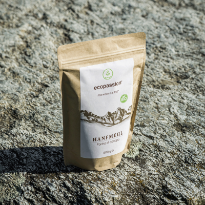 ecopassion® FARINA DI SEMI DI CANAPA BIO (500 g) – IT BIO 013