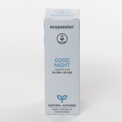 ecopassion® GOOD NIGHT ecopassion® GOOD NIGHT