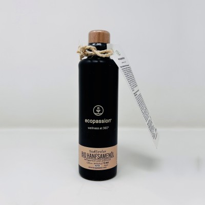ecopassion® OLIO DI SEMI DI CANAPA BIO DELL’ALTO ADIGE Limited Edition  (200 ml) – IT BIO 013